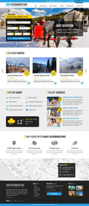 Web Design by Sbss for this project | Design: #9332080