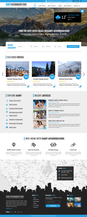 Web Design by Sbss for this project | Design: #9332085