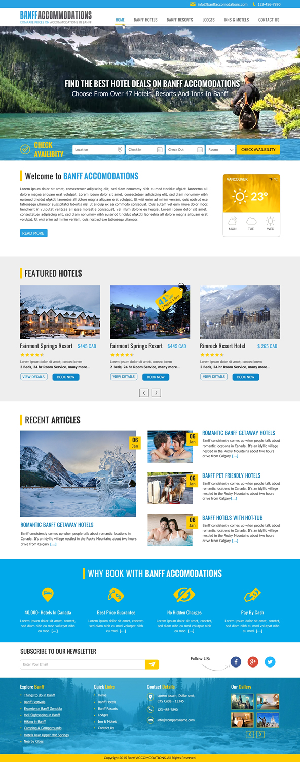 Web Design by Sbss for this project | Design #9332087