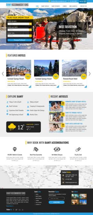 Web Design by Sbss for this project | Design: #9342835