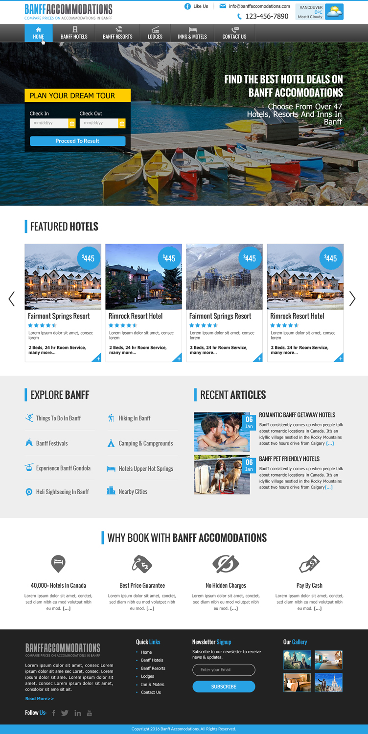 Web Design by Sbss for this project | Design #9359315