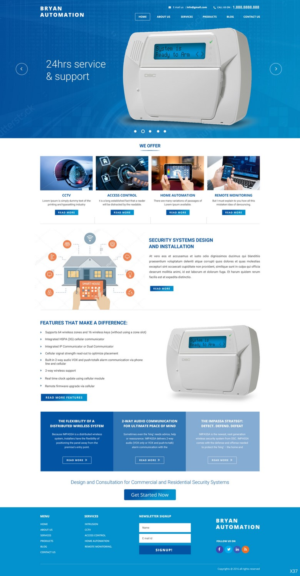 Web Design by pb for this project | Design: #9333731