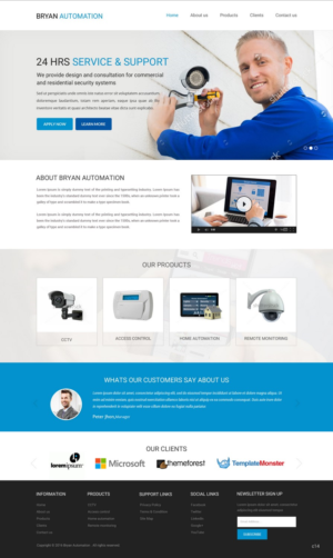 Web Design by pb for this project | Design: #9333732