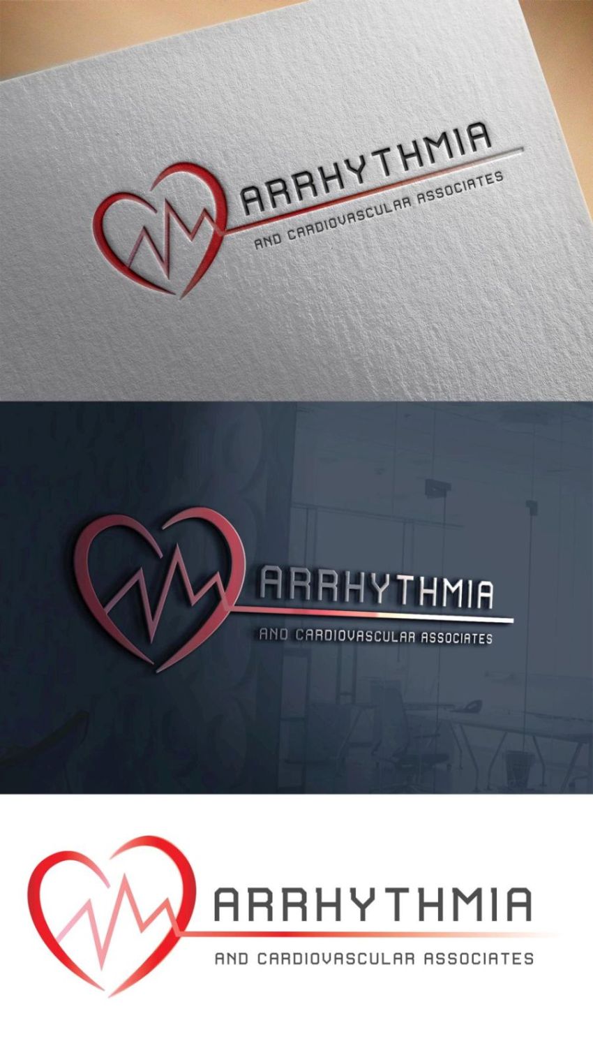 Design de Logo par Obskurnia pour arrhythmia and cardiovascular associates | Design #9332706