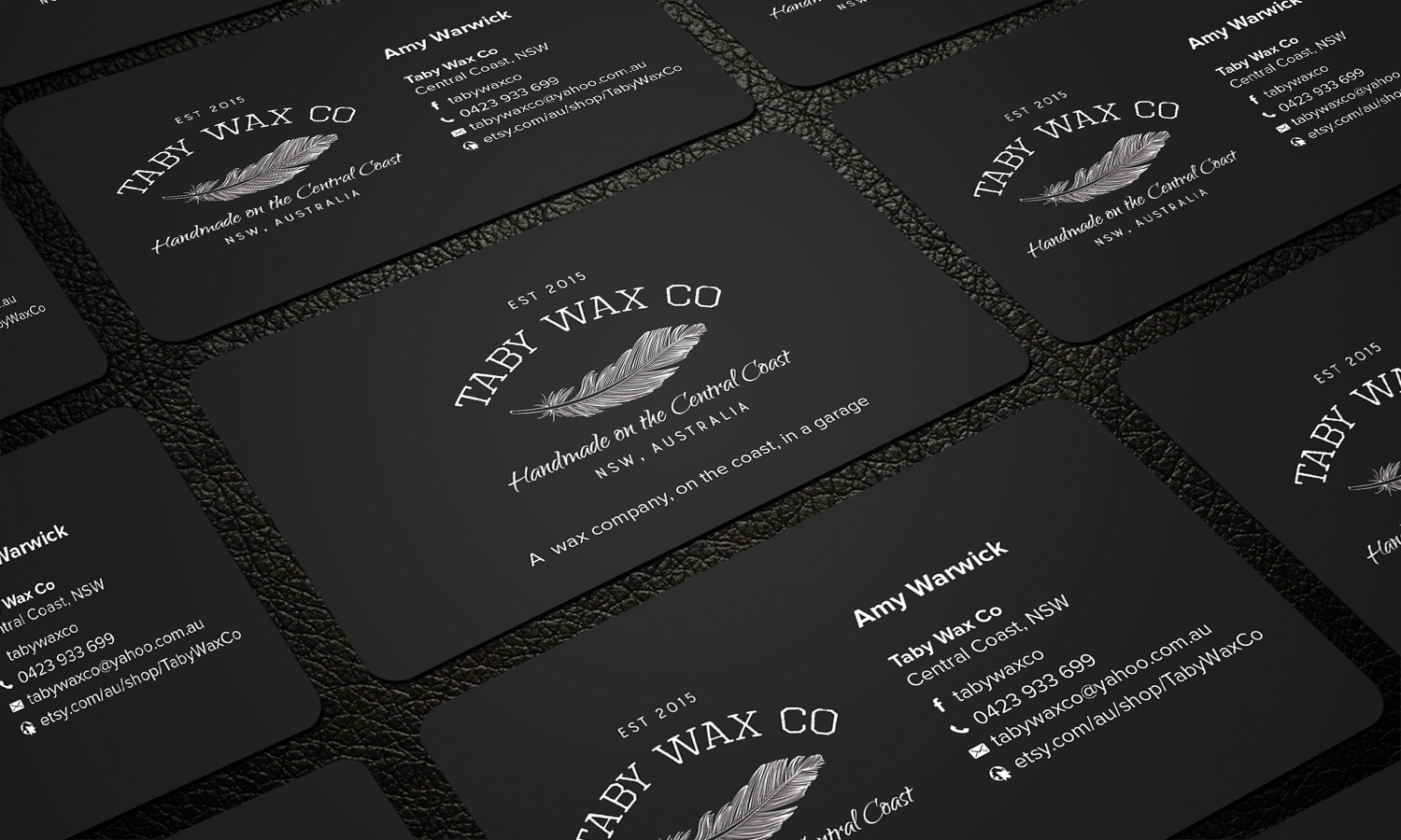 Business Card Design by Stylez Designz for Taby Wax Co | Design #9367144