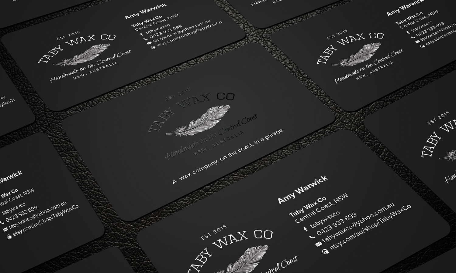 Business Card Design by Stylez Designz for Taby Wax Co | Design #9367146