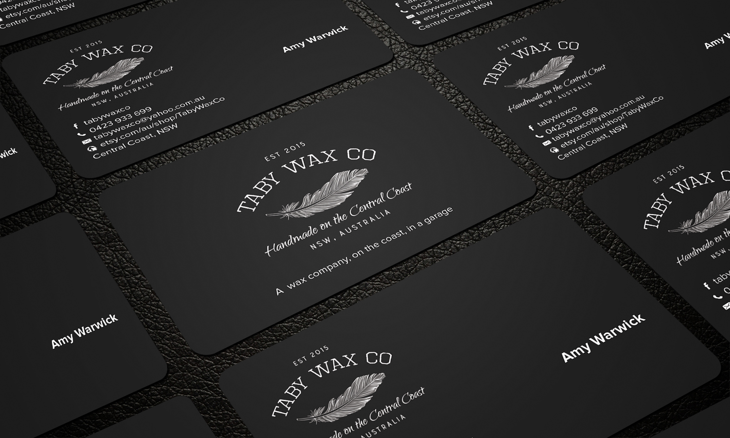 Business Card Design by Stylez Designz for Taby Wax Co | Design #9367147