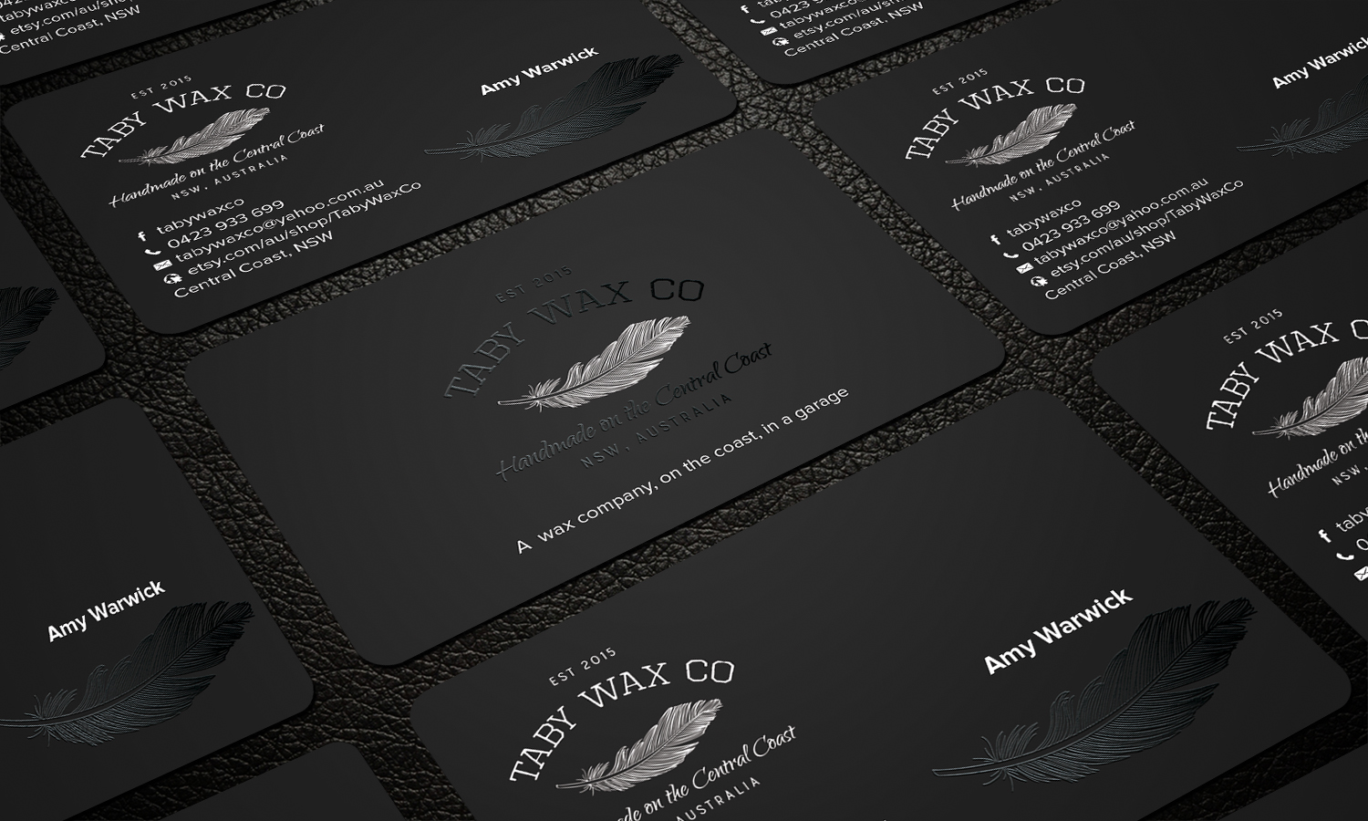 Business Card Design by Stylez Designz for Taby Wax Co | Design #9367148