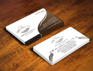 Business Card Design by Verified artistry (Design garden) for Taby Wax Co | Design: #9368022
