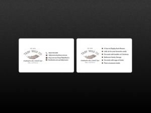 Diseño de Tarjeta de Presentación por Creations Box 2015 para Taby Wax Co | Diseño: #9334233