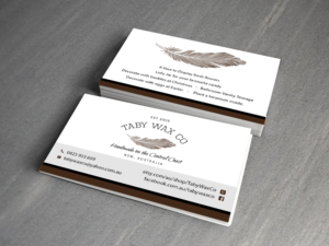 Diseño de Tarjeta de Presentación por Creations Box 2015 para Taby Wax Co | Diseño: #9334256