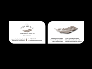 Diseño de Tarjeta de Presentación por Creations Box 2015 para Taby Wax Co | Diseño: #9334261