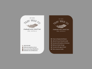 Business Card Design by Creations Box 2015 for Taby Wax Co | Design: #9334263