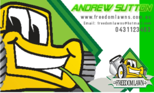 Business Card Design by Dhada Sibla for Freedom Lawns | Design #9330771