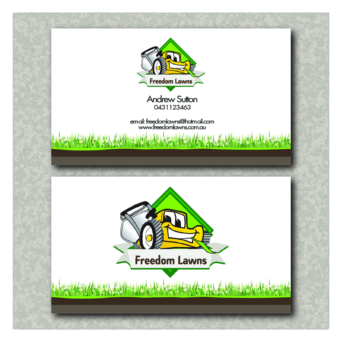 Business Card Design by Khalid Mehmood for Freedom Lawns | Design #9415653