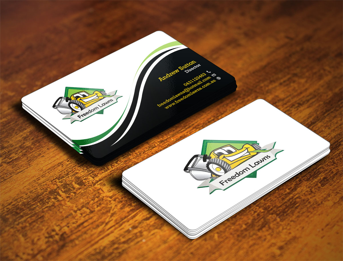 Design de Carte de Visite par Verified artistry pour Freedom Lawns | Design #9349123