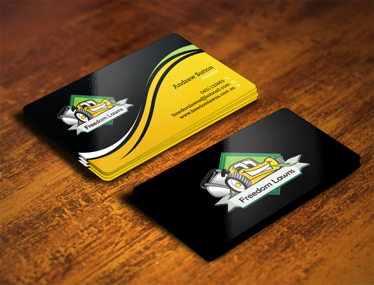 Design de Carte de Visite par Verified artistry pour Freedom Lawns | Design #9349125