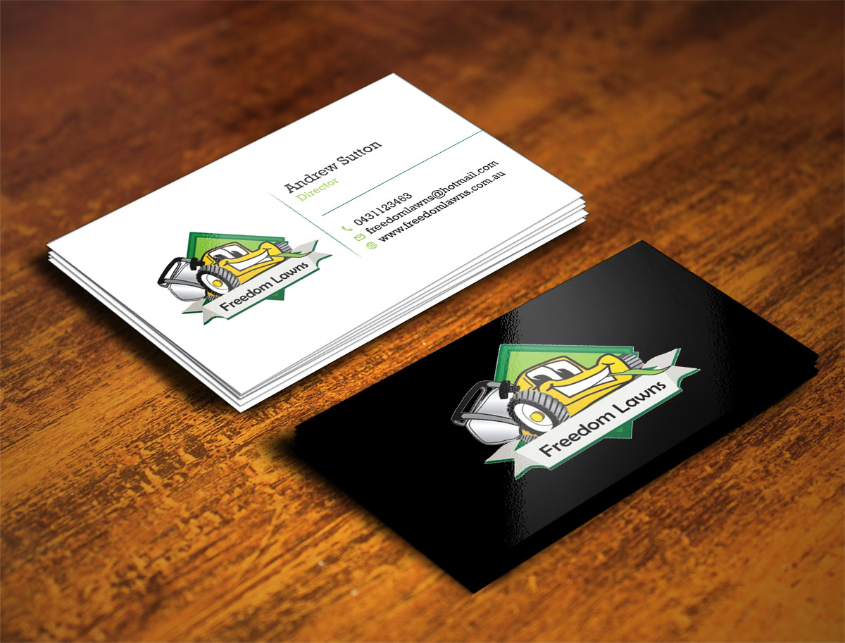 Design de Carte de Visite par Verified artistry pour Freedom Lawns | Design #9349128
