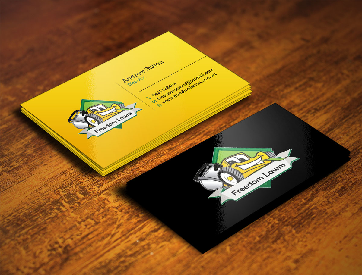 Design de Carte de Visite par Verified artistry pour Freedom Lawns | Design #9349129