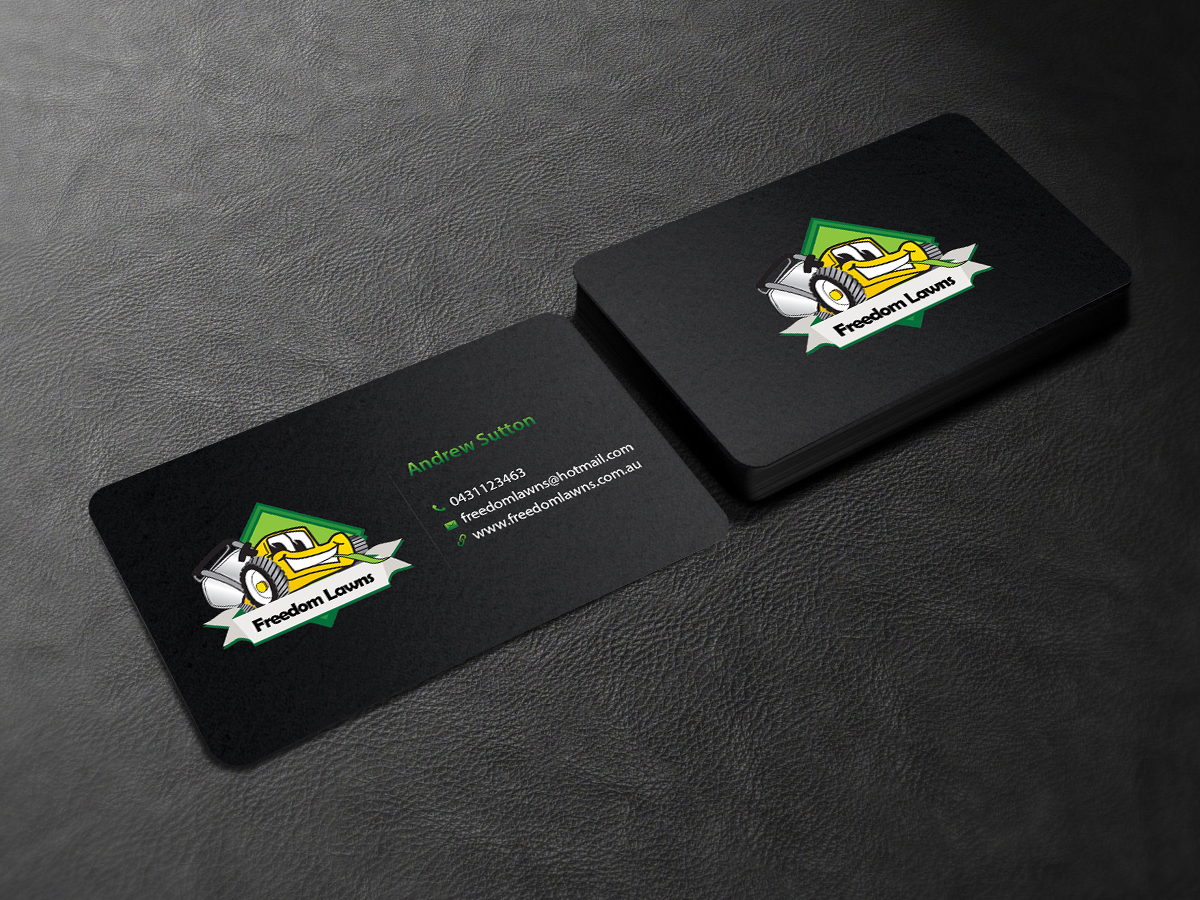 Business Card Design by Creations Box 2015 for Freedom Lawns | Design #9344622