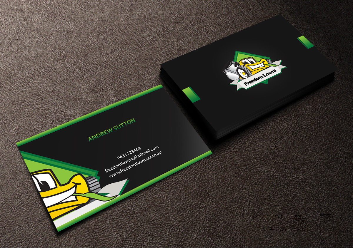 Business Card Design by Creations Box 2015 for Freedom Lawns | Design #9344623