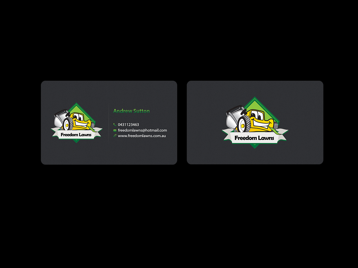 Business Card Design by Creations Box 2015 for Freedom Lawns | Design #9344629