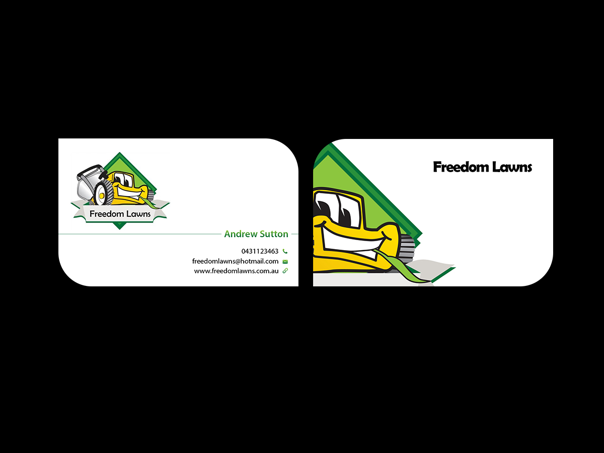 Business Card Design by Creations Box 2015 for Freedom Lawns | Design #9344635