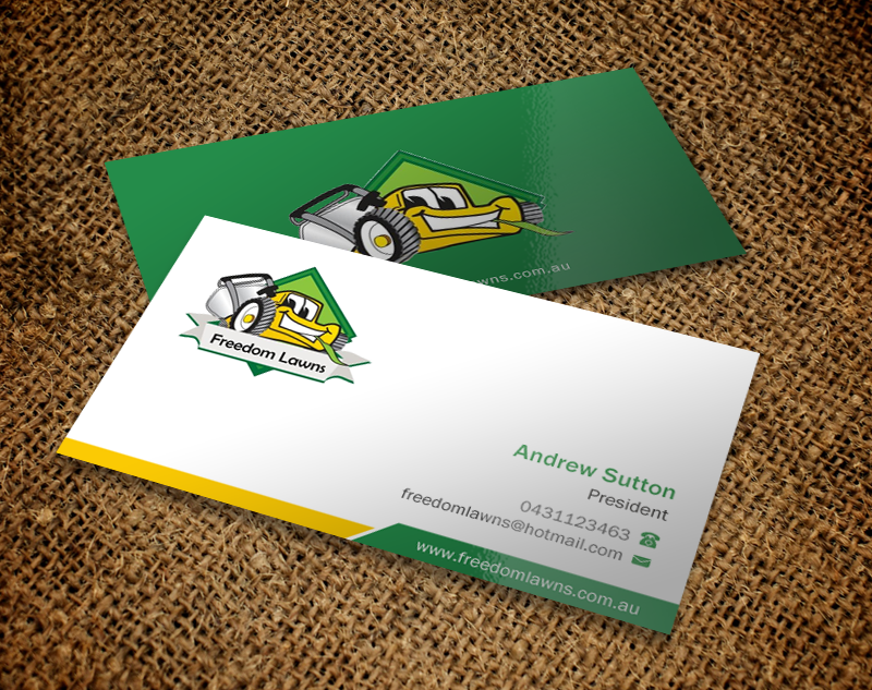 Design de Carte de Visite par Brand aid pour Freedom Lawns | Design #9344350