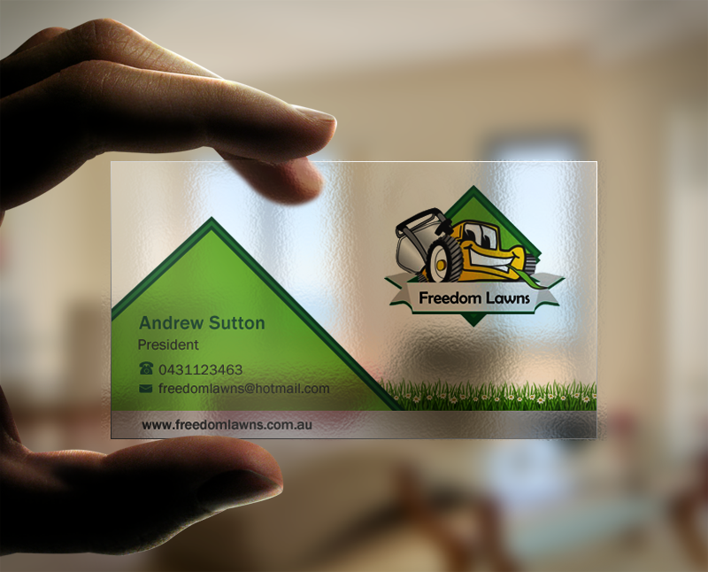 Business Card Design by Brand aid for Freedom Lawns | Design #9344352
