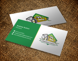 Business Card Design by Brand aid for Freedom Lawns | Design: #9344353