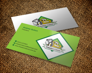 Business Card Design by Brand aid for Freedom Lawns | Design: #9344354