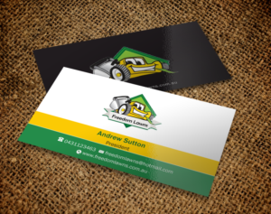 Business Card Design by Brand aid for Freedom Lawns | Design: #9344356