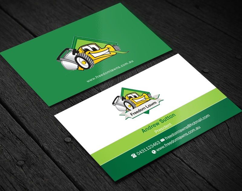 Design de Carte de Visite par Brand aid pour Freedom Lawns | Design #9352781