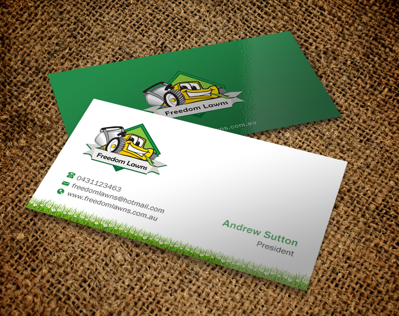 Design de Carte de Visite par Brand aid pour Freedom Lawns | Design #9352787