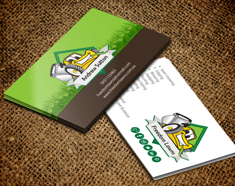 Design de Carte de Visite par chandrayaan.creative pour Freedom Lawns | Design #9339430