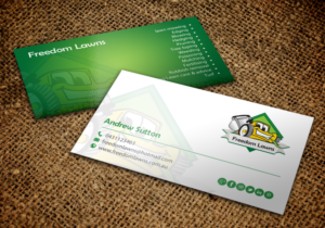 Design de Carte de Visite par chandrayaan.creative pour Freedom Lawns | Design : #9344046