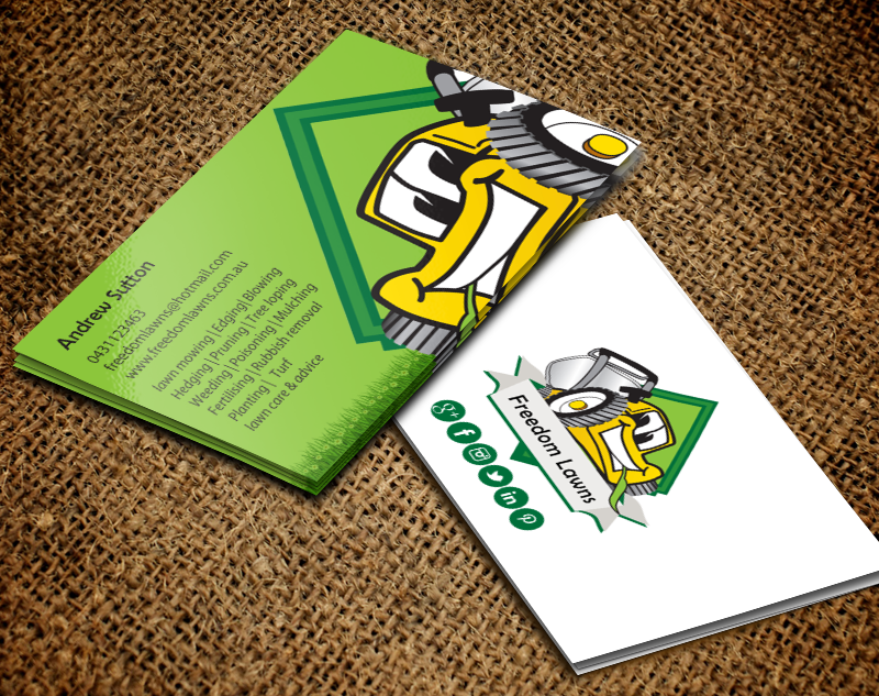 Design de Carte de Visite par chandrayaan.creative pour Freedom Lawns | Design #9344059