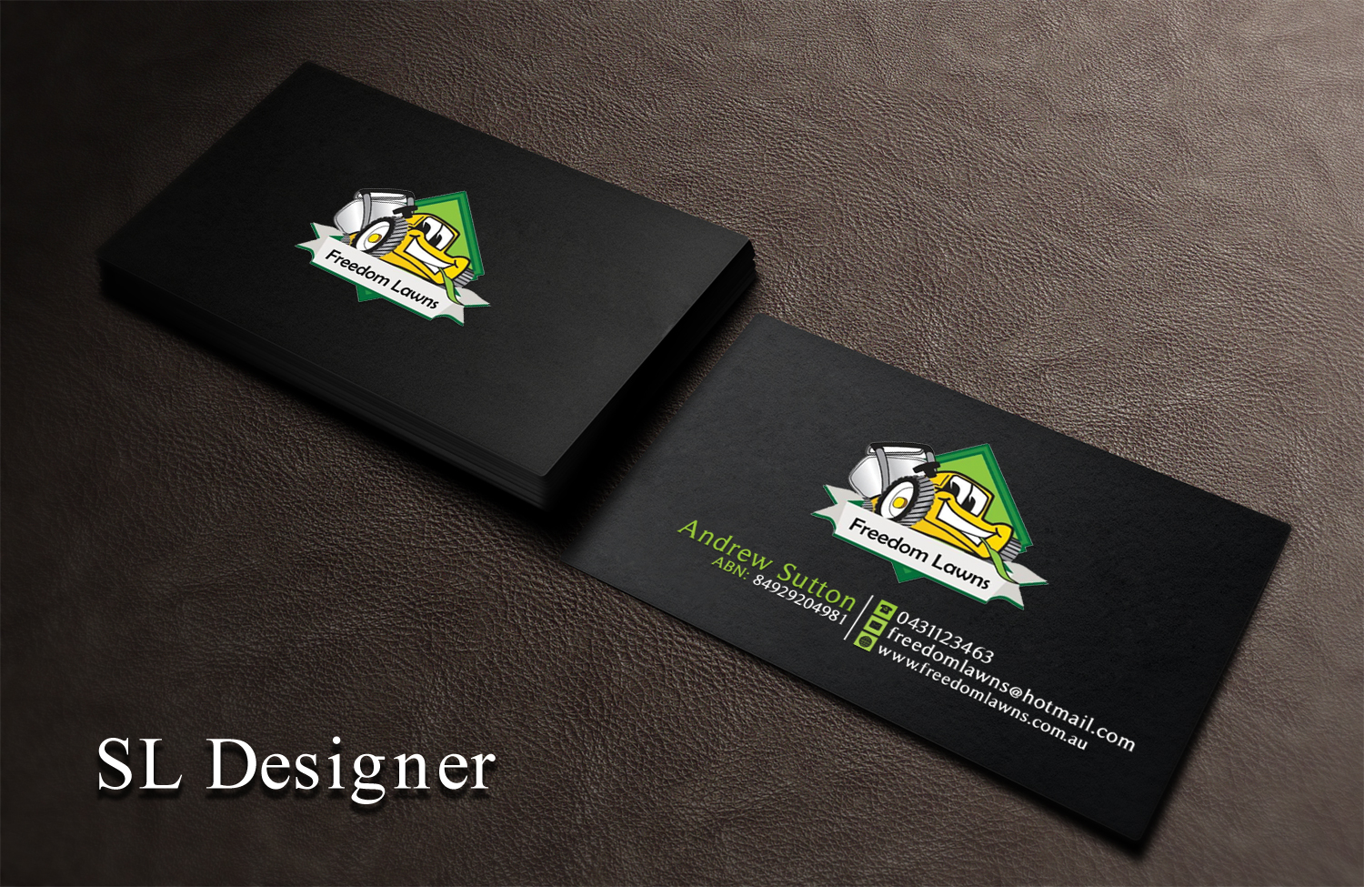 Diseño de Tarjeta de Presentación por SL Designer para Freedom Lawns | Diseño #9332175