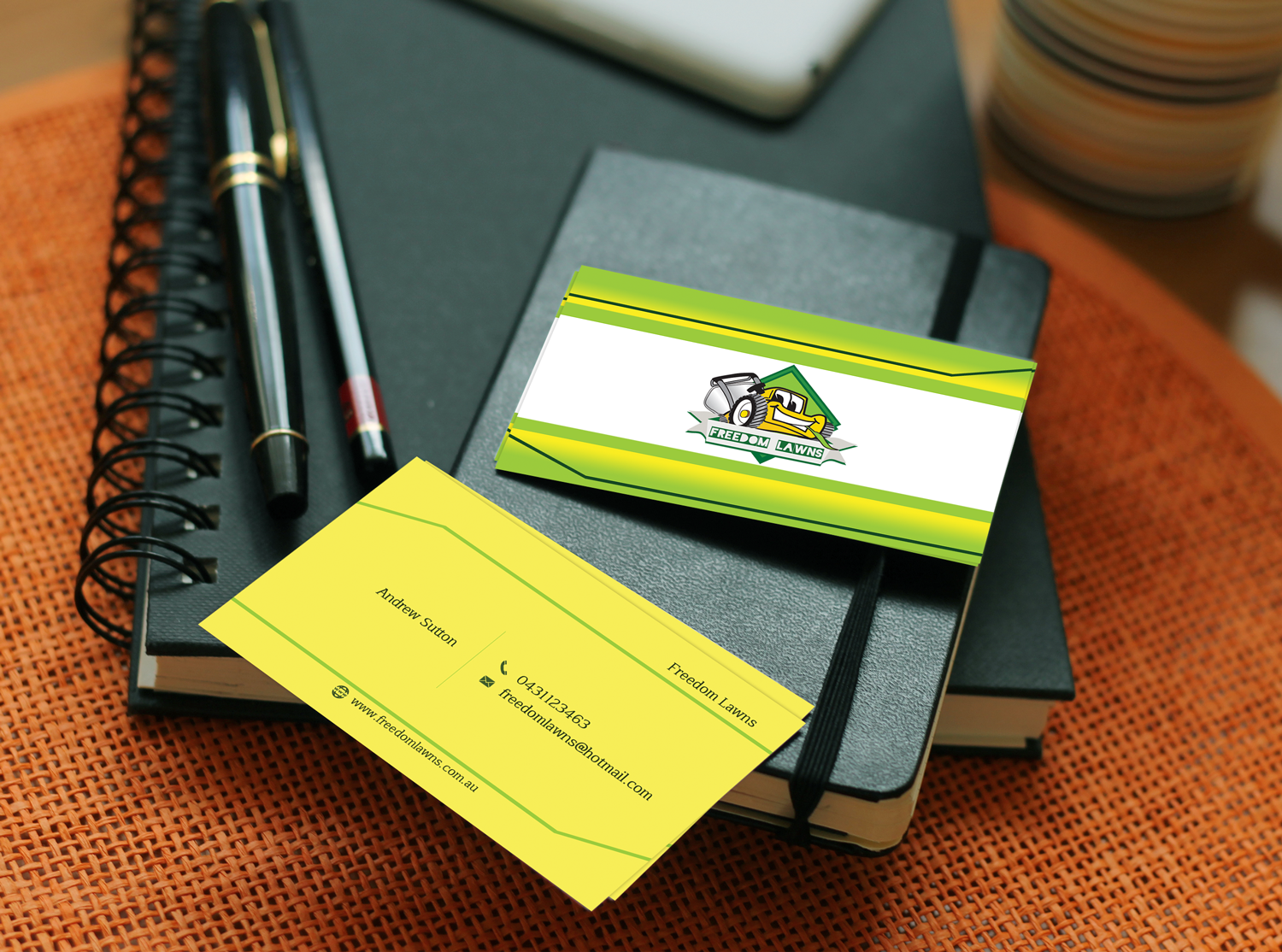 Business Card Design by Khaled Saifullah for Freedom Lawns | Design #9346316