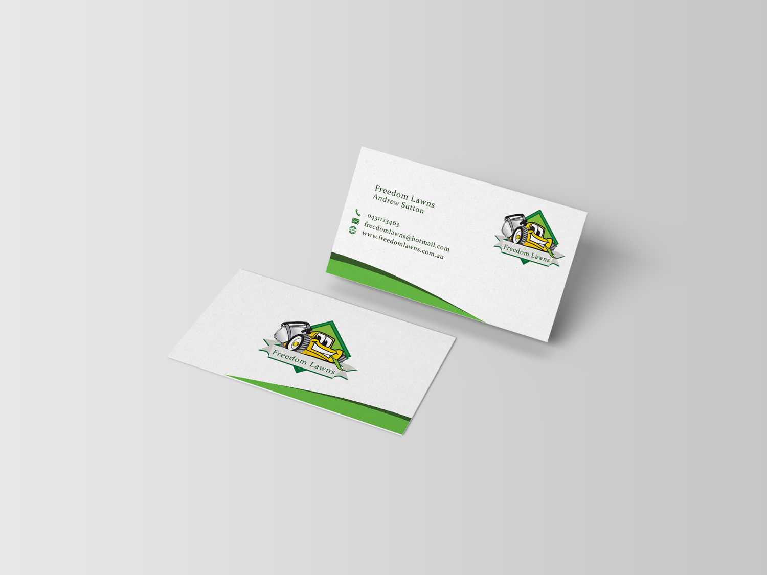 Visitenkarten-Design von Khaled Saifullah für Freedom Lawns | Design #9360027