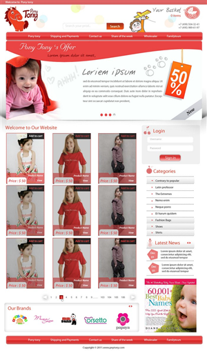 Web Design by pb for this project | Design: #513253