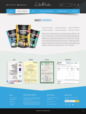 Web Design by pb for this project | Design: #9454201