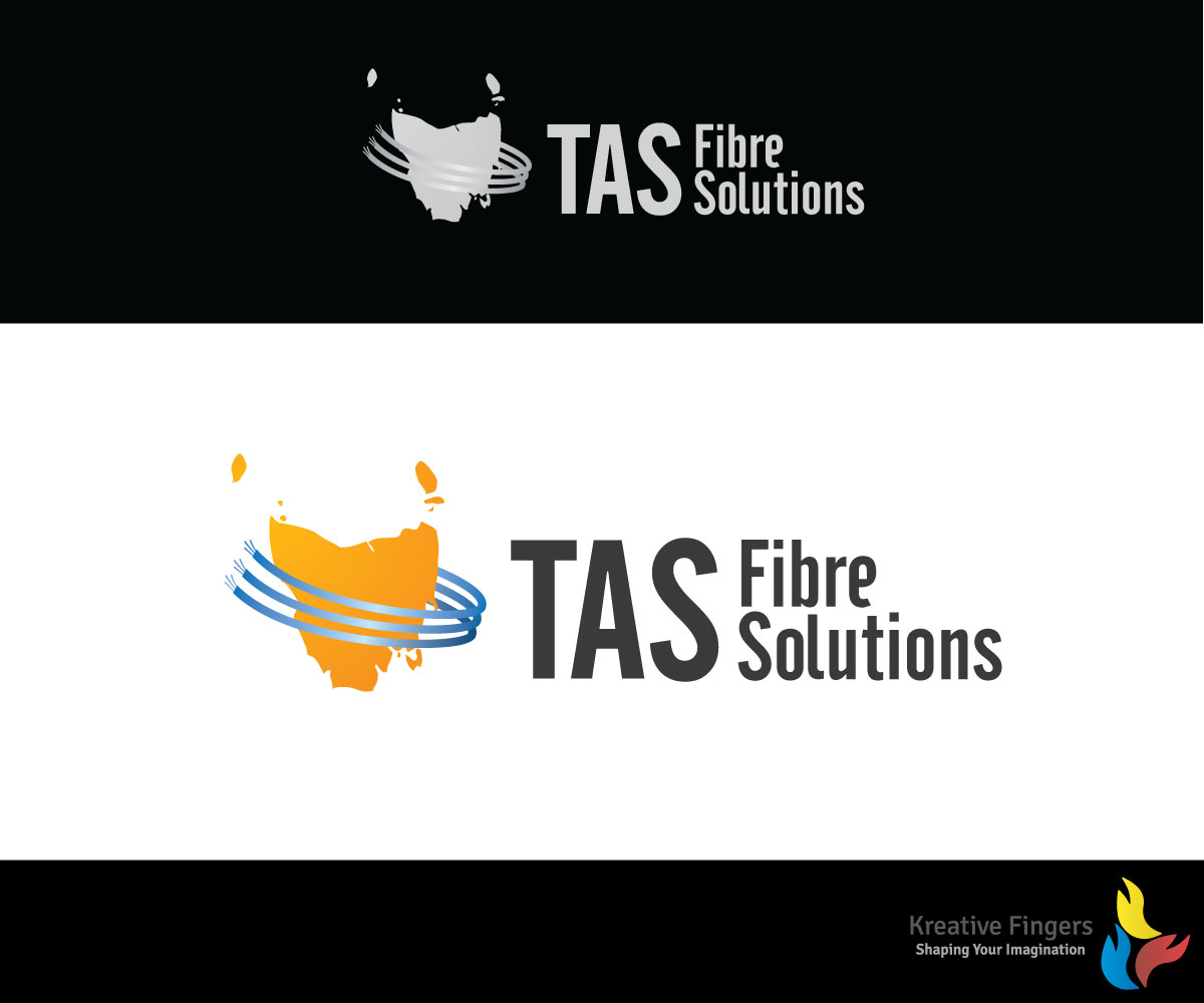 Logo Design by Kreative Fingers for TAS Fibre Solutions PTY LTD | Design #9344970