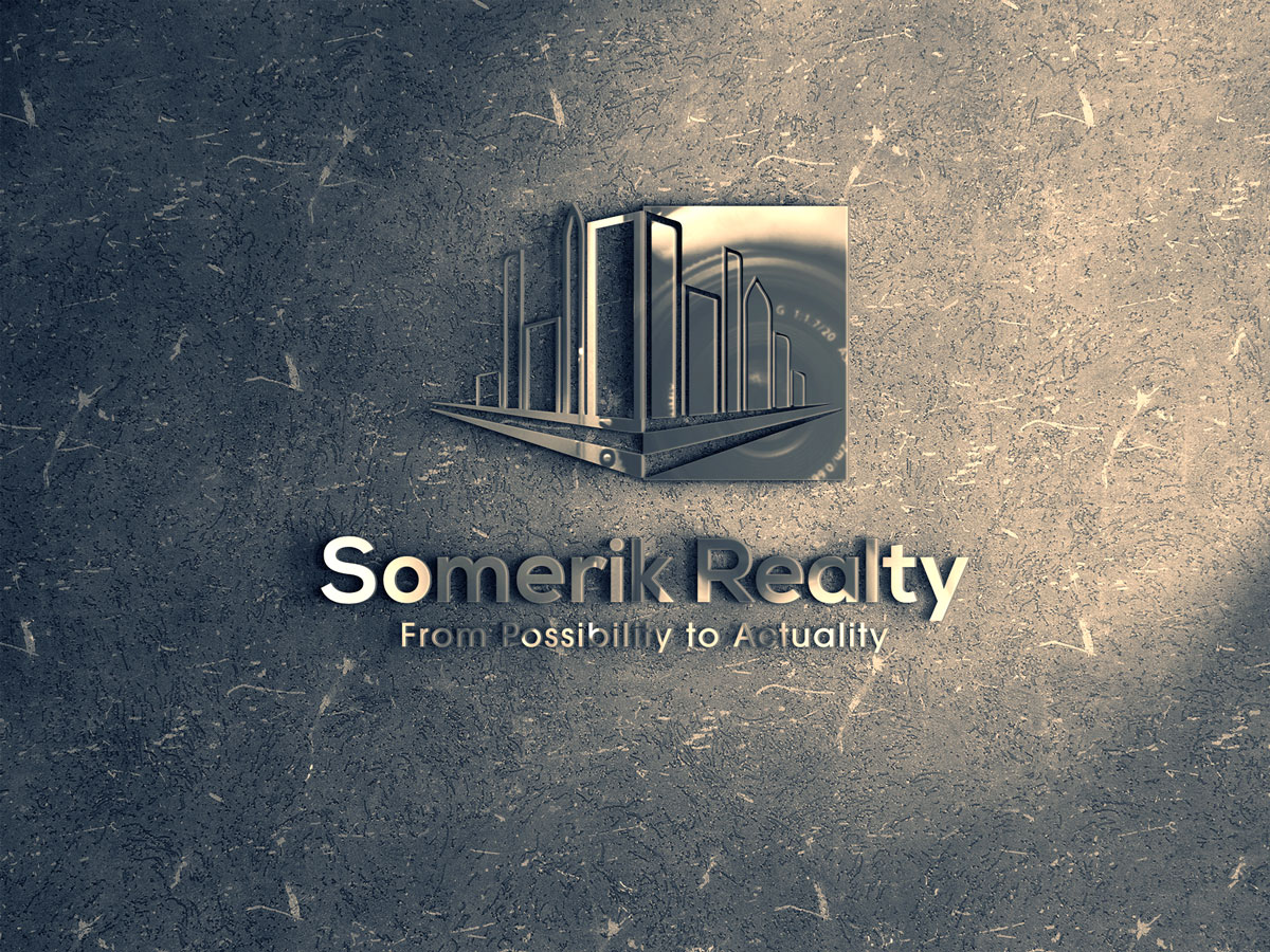 Diseño de Logo por Cut N Cue Media Solutions para Somerik Realty | Diseño #9353780
