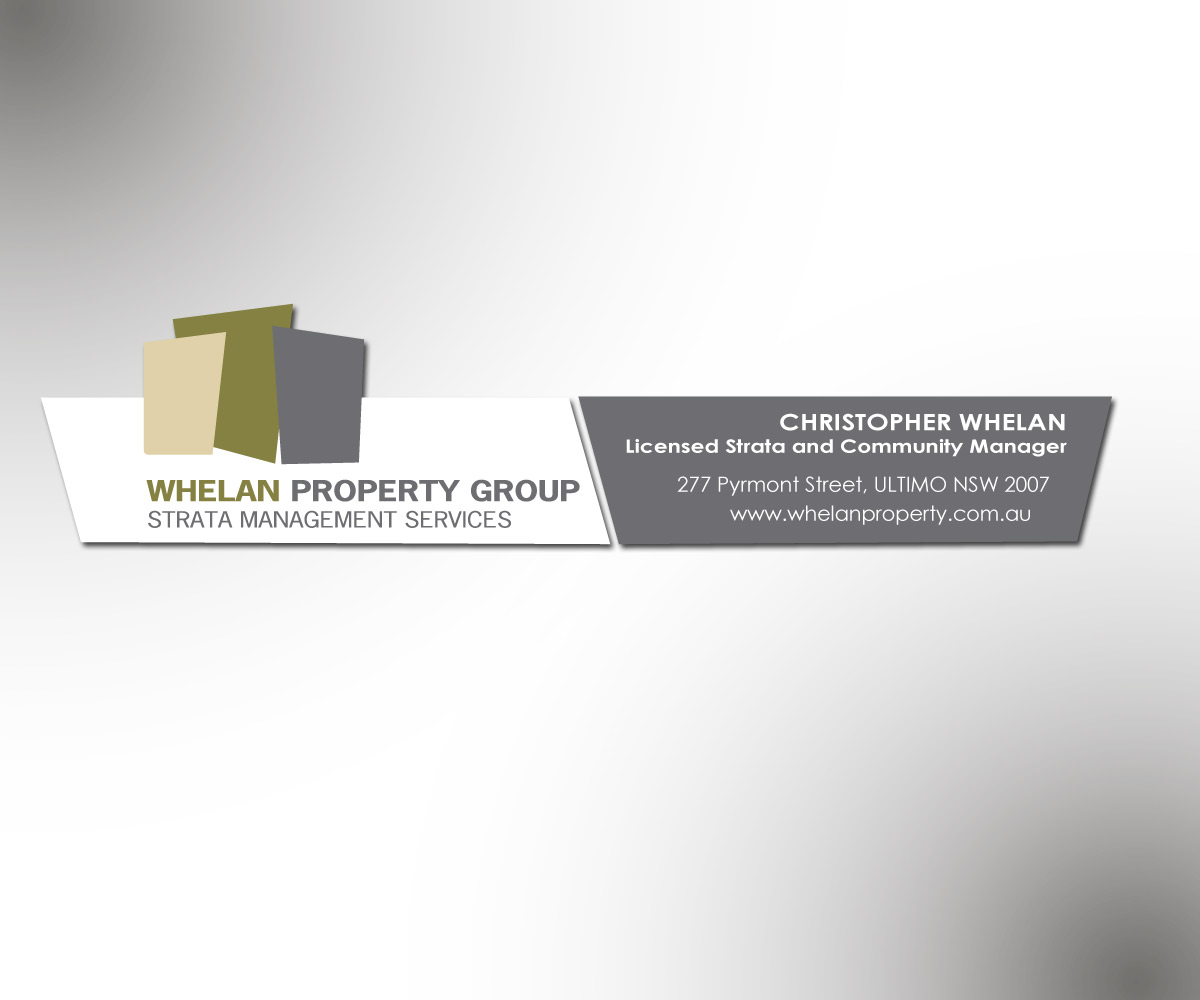 Schreibwaren-Design von elviavillalta für Whelan Property Group | Design #2099952