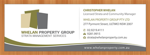 Diseño de Papelería por Sbss para Whelan Property Group | Diseño: #2076108