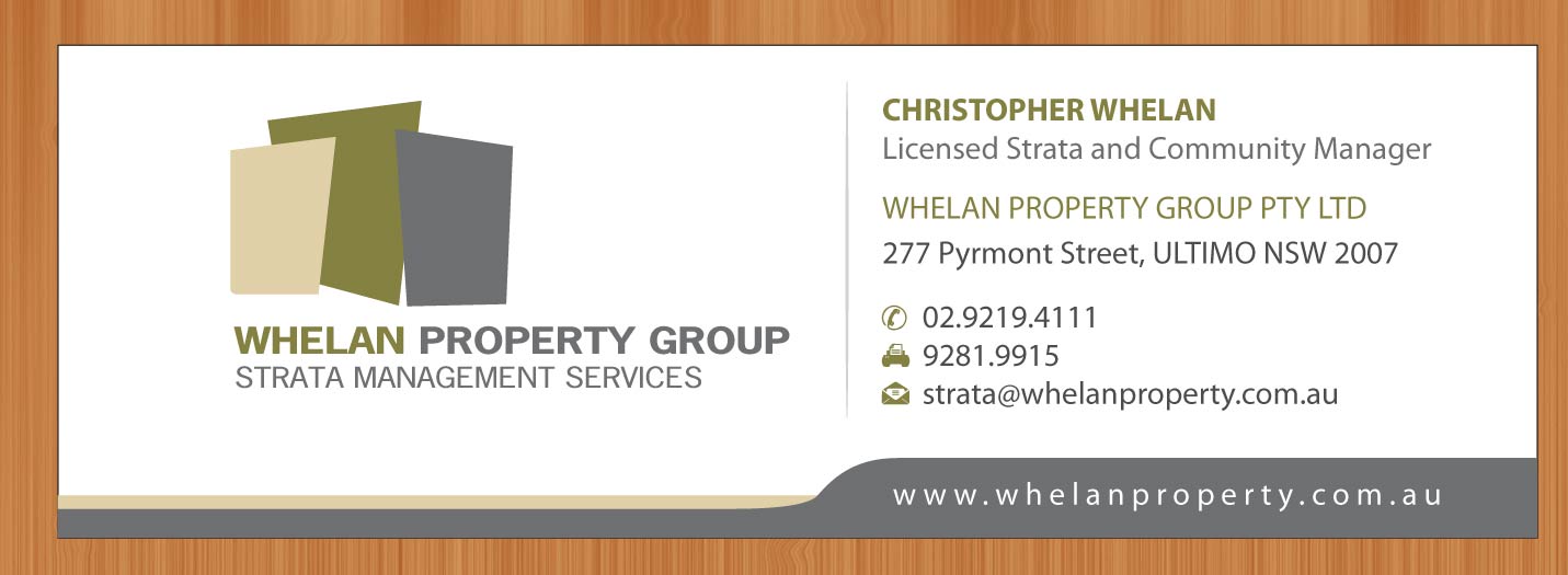 Stationery Design by Sbss for Whelan Property Group | Design #2076174