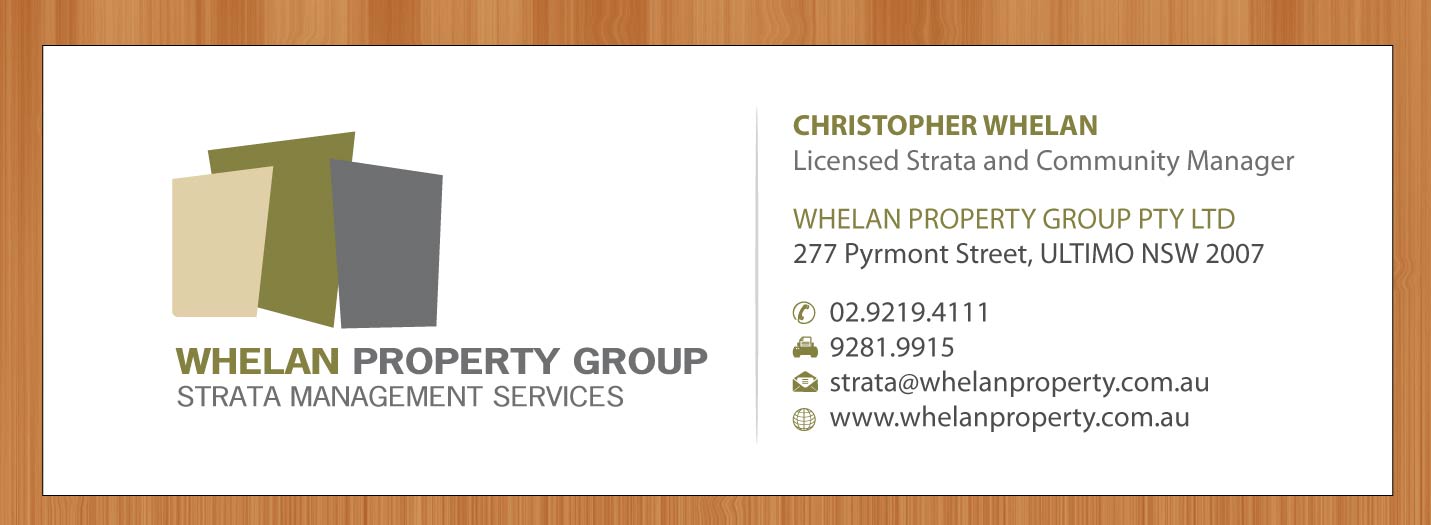 Diseño de Papelería por Sbss para Whelan Property Group | Diseño #2076191