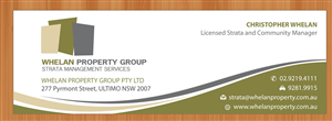 Diseño de Papelería por Sbss para Whelan Property Group | Diseño: #2076193