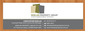 Diseño de Papelería por Sbss para Whelan Property Group | Diseño: #2076195